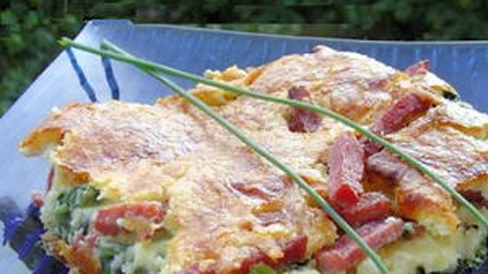 Clafoutis aux épinards