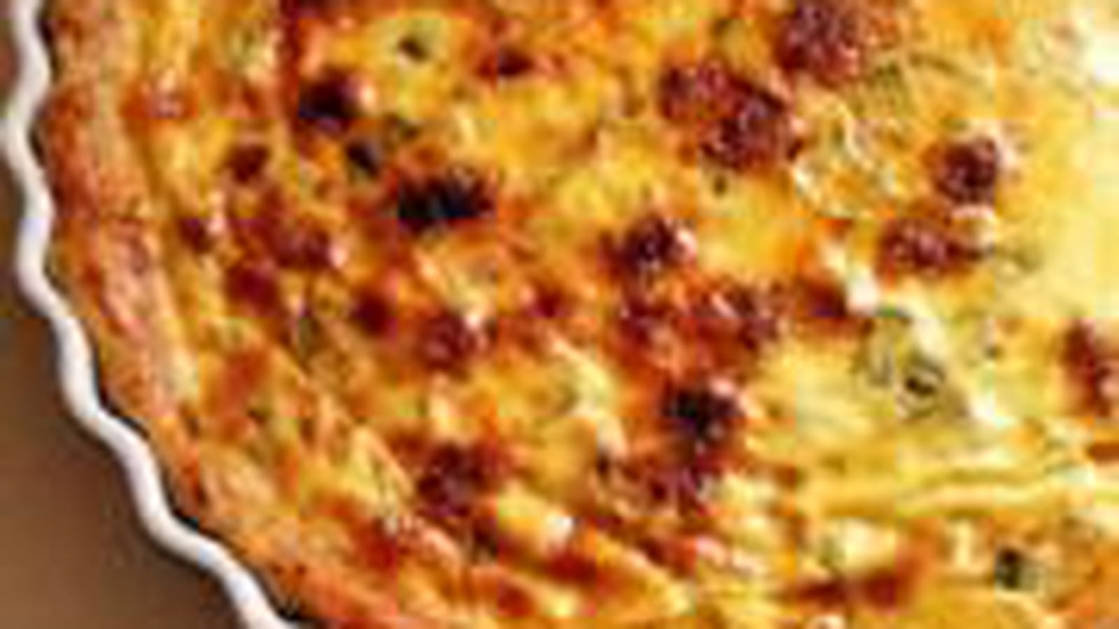 Tarte courgettes et chorizo