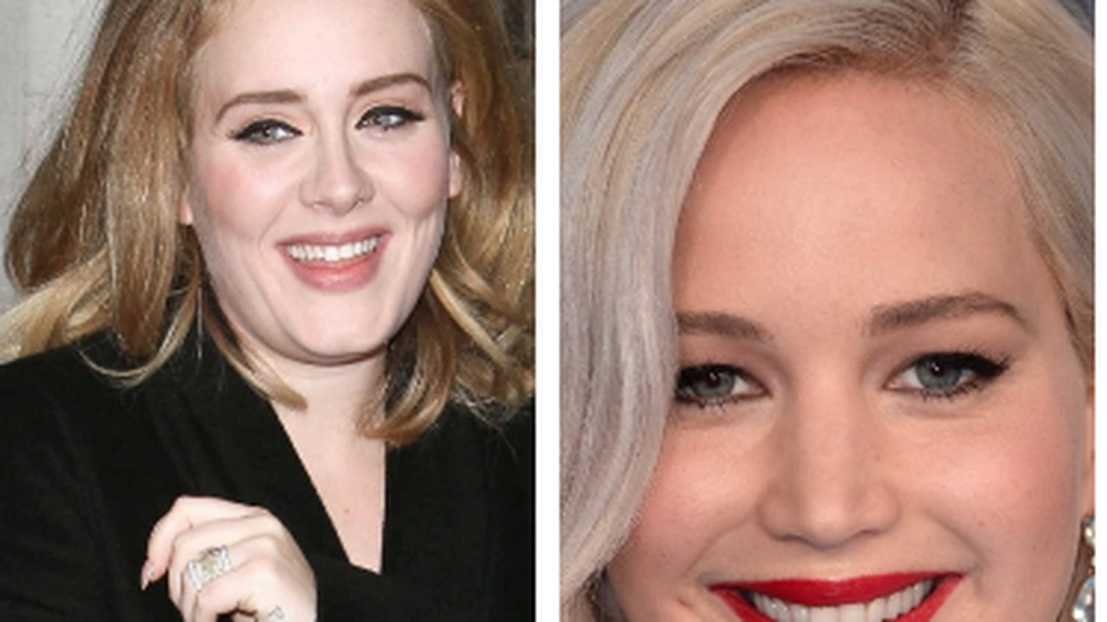 Adele et Jennifer Lawrence