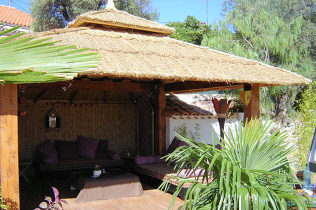 La terrasse paillotte