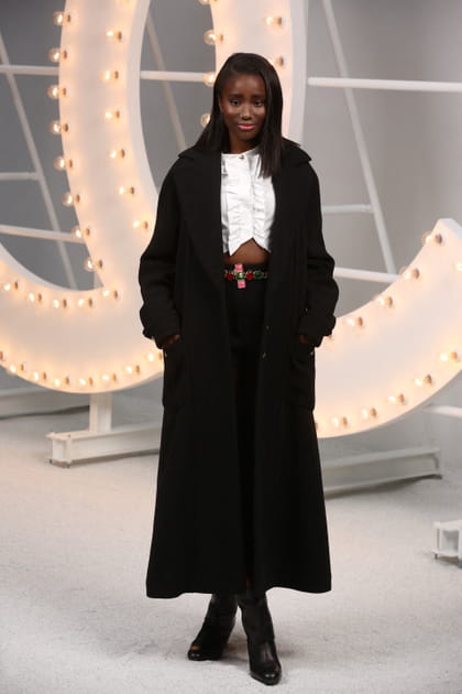 Karidja Touré au défilé Chanel