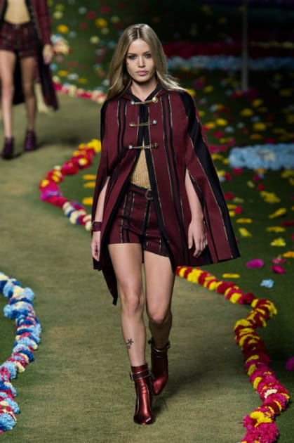 Georgia May Jagger, sur le catwalk du défilé Tommy Hilfiger