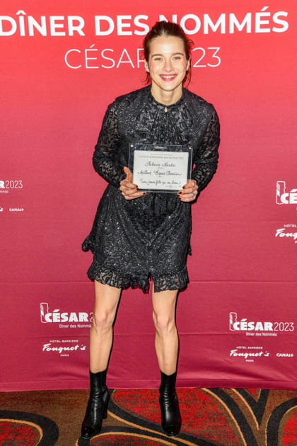 Rebecca Marder au dîner des nommés des César au Fouquet's