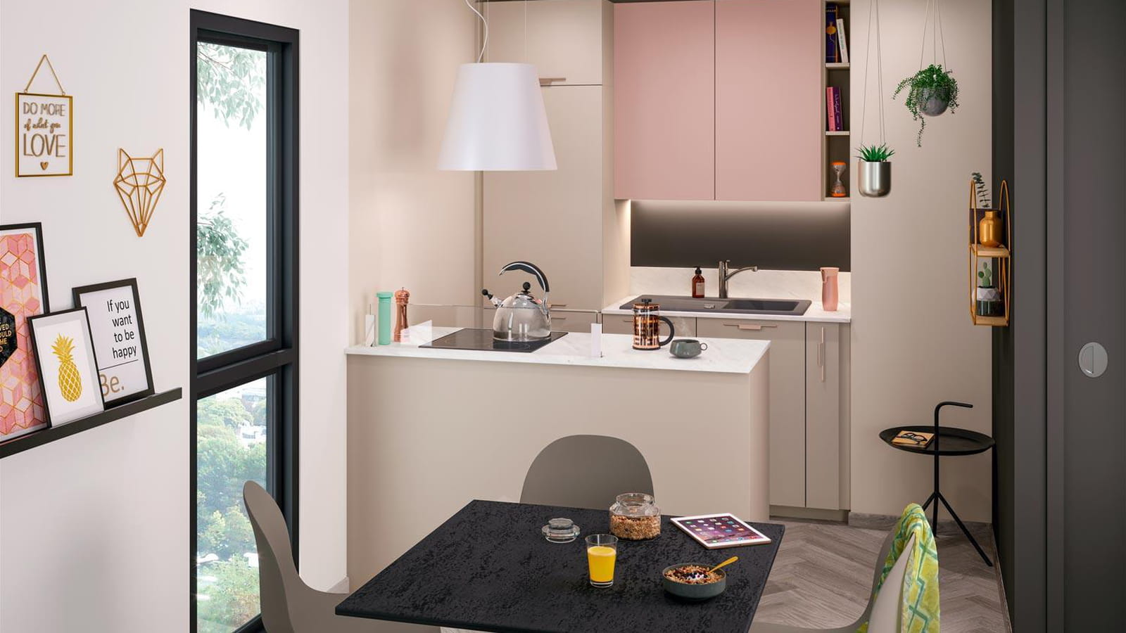 Tiny kitchenette