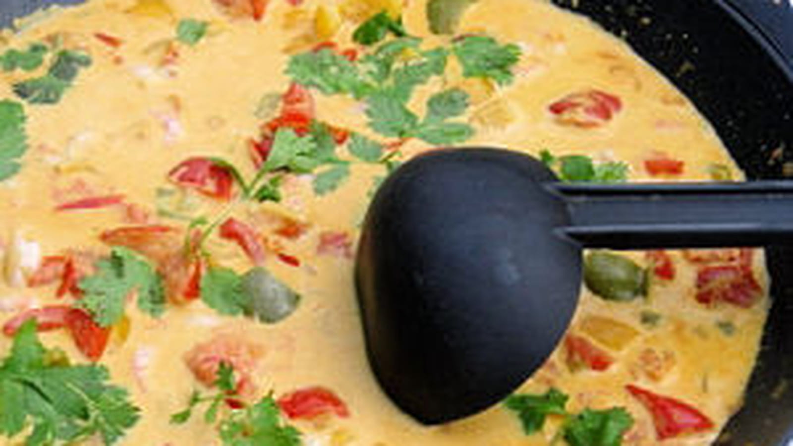Curry de poivrons au lait de coco