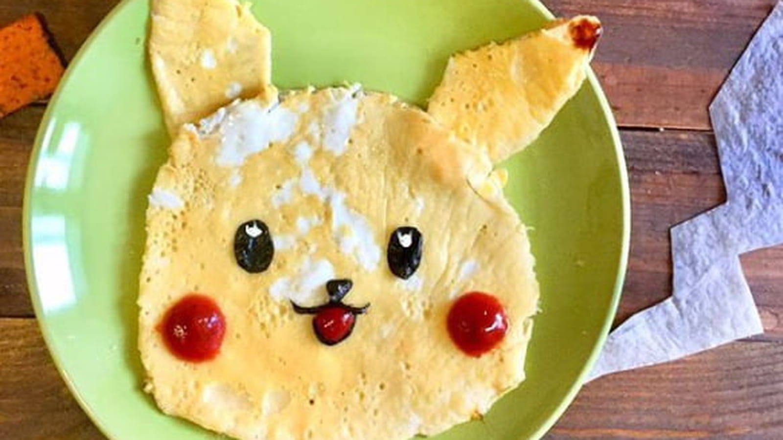 Une omelette Pikachu