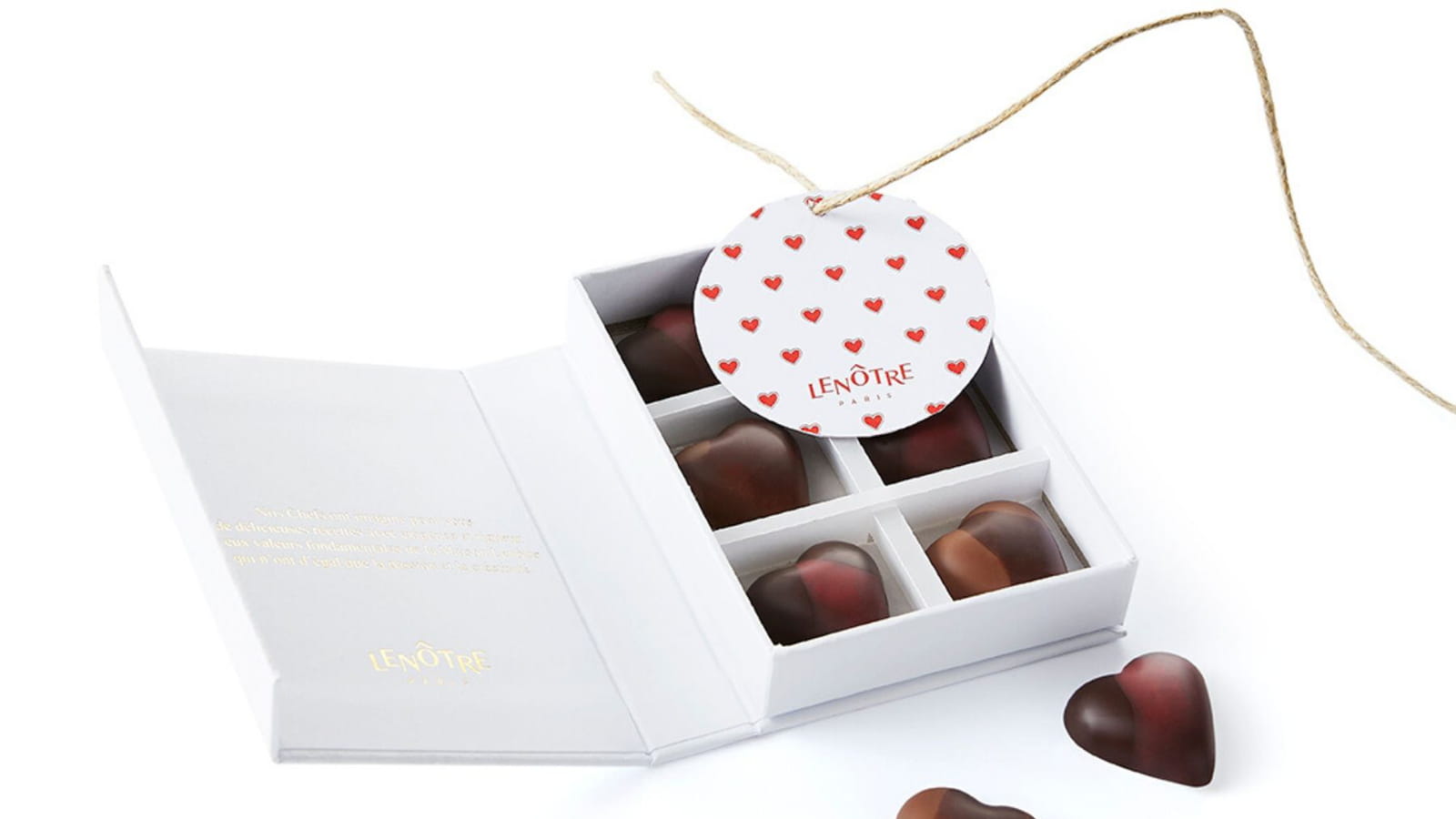 coffret de cœurs Lenôtre