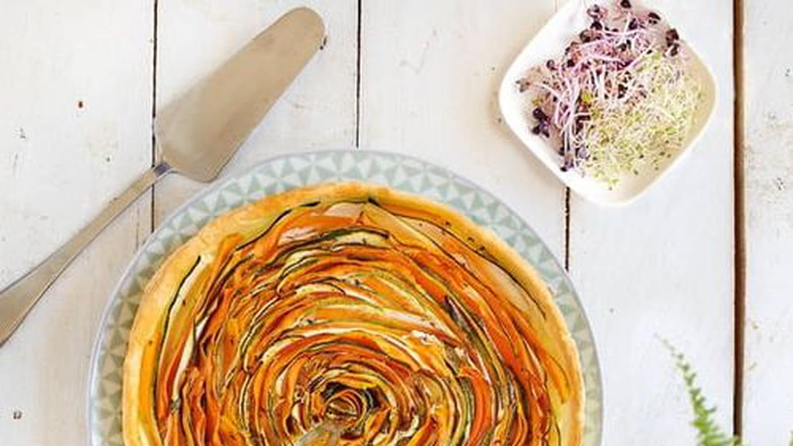 Tarte tourbillon de légumes