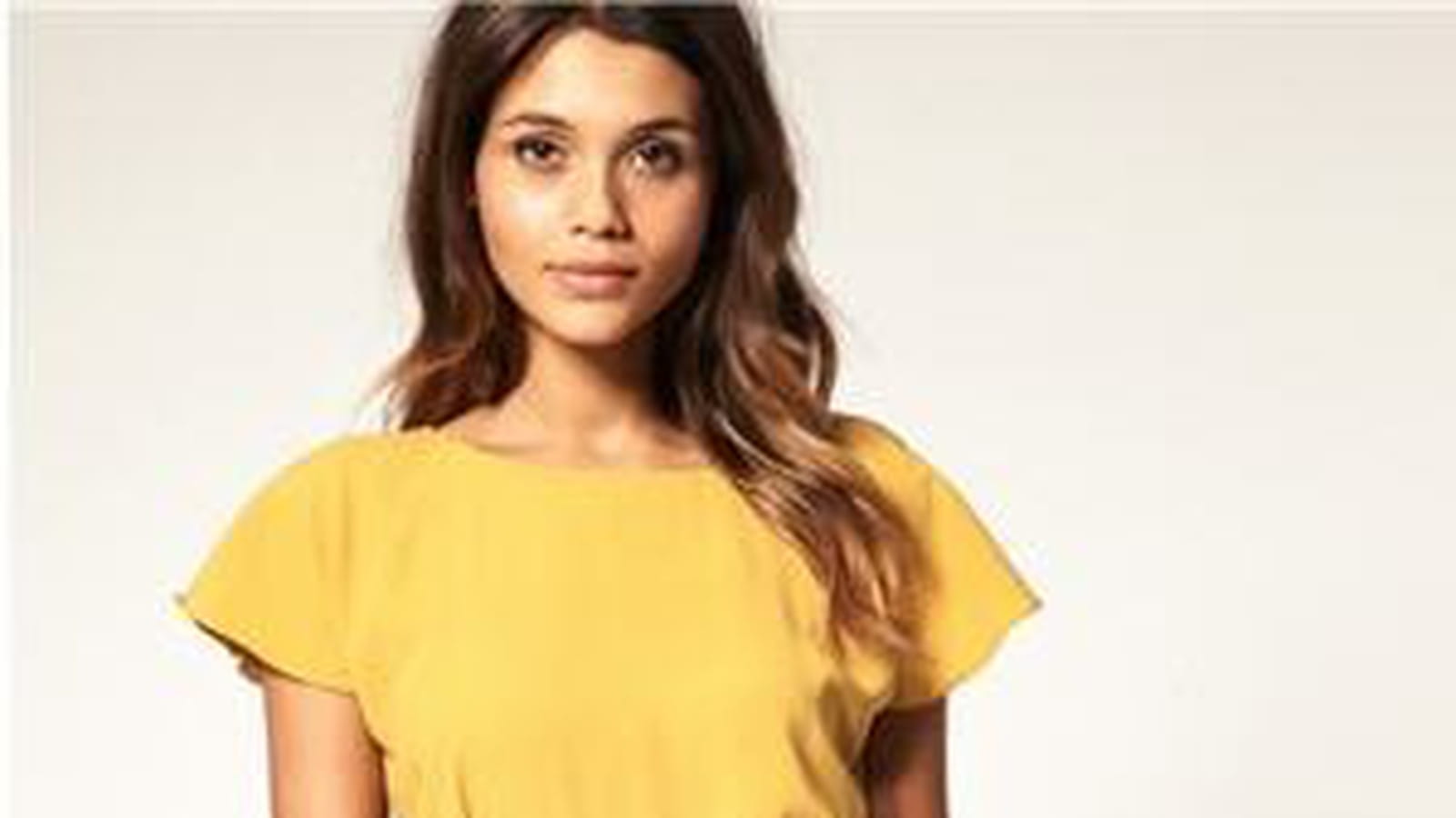 Robe moutarde d'Asos
