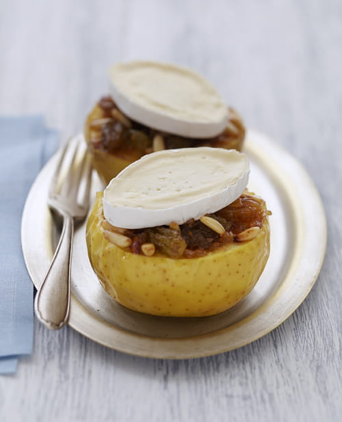 Pomme rôtie aux raisins secs & Caprice des Dieux