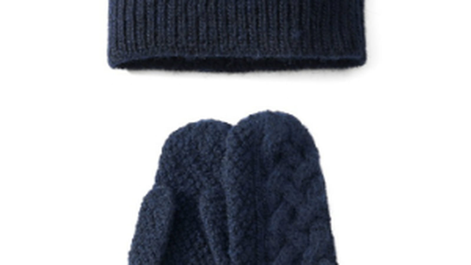 Bonnet et moufles Uniqlo