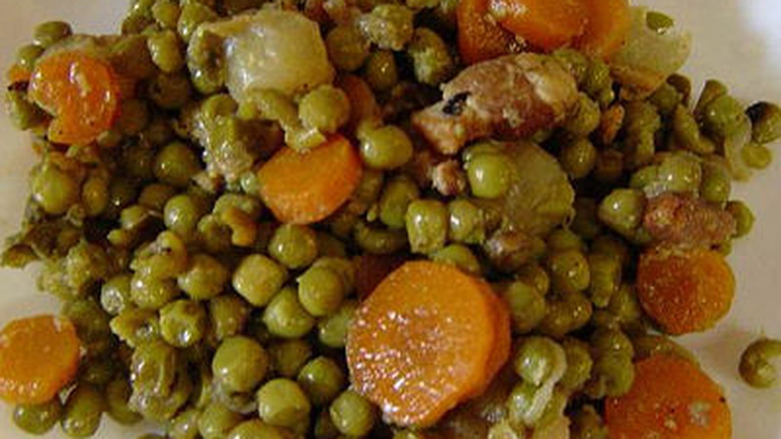 Petits pois façon jardinière
