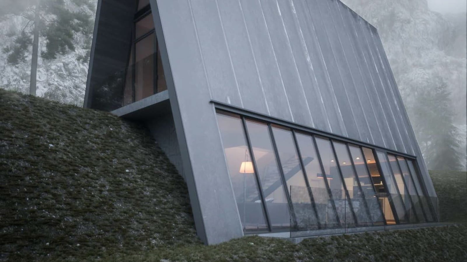 Maison en A design 