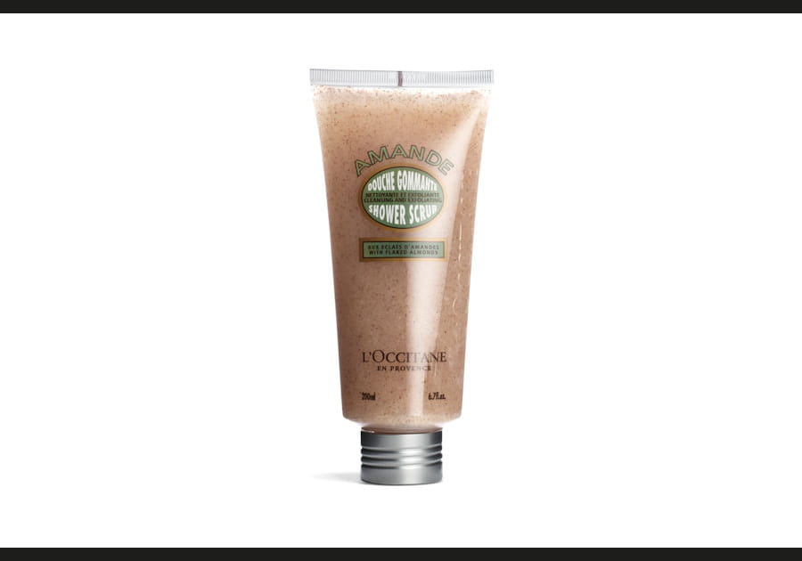 La douche gommante pour le corps &agrave; l'amande de L'Occitane