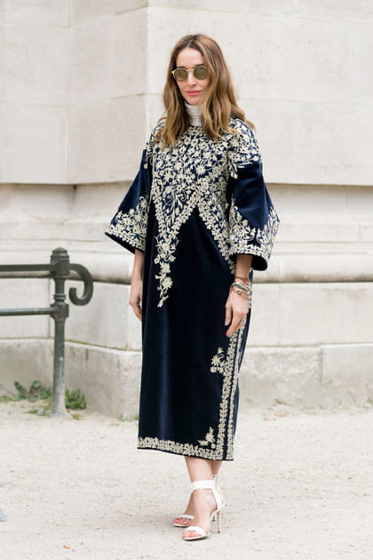 Street style &agrave; Paris : le caftan