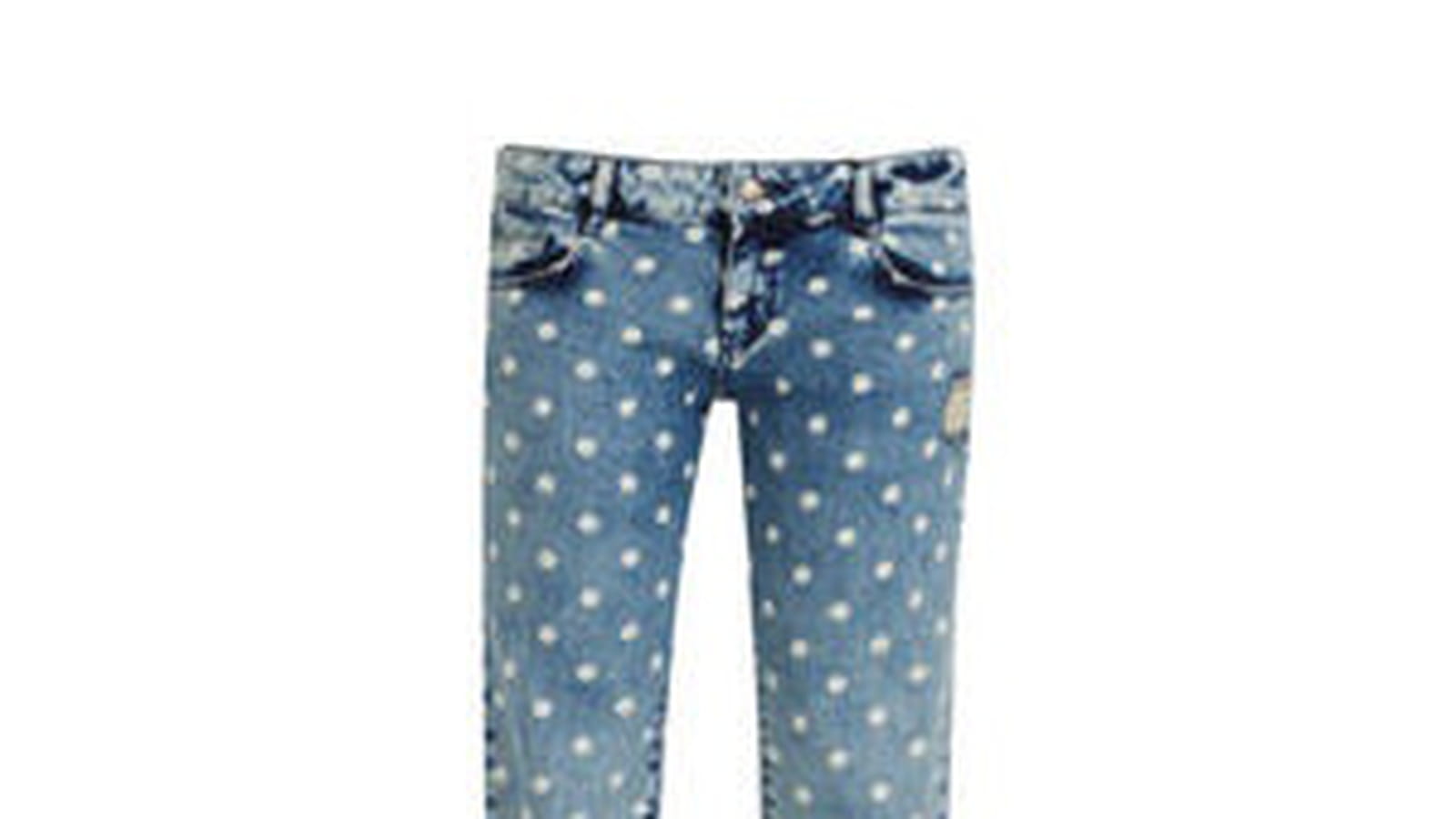 Jean à pois de Zara