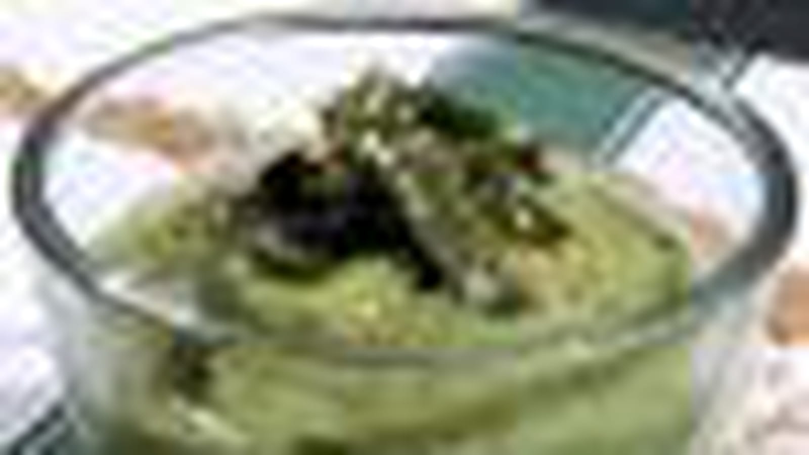 Velouté de courgettes au soja et au sésame