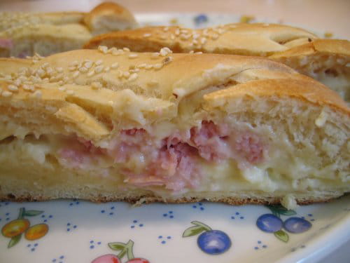 Tresse jambon-béchamel