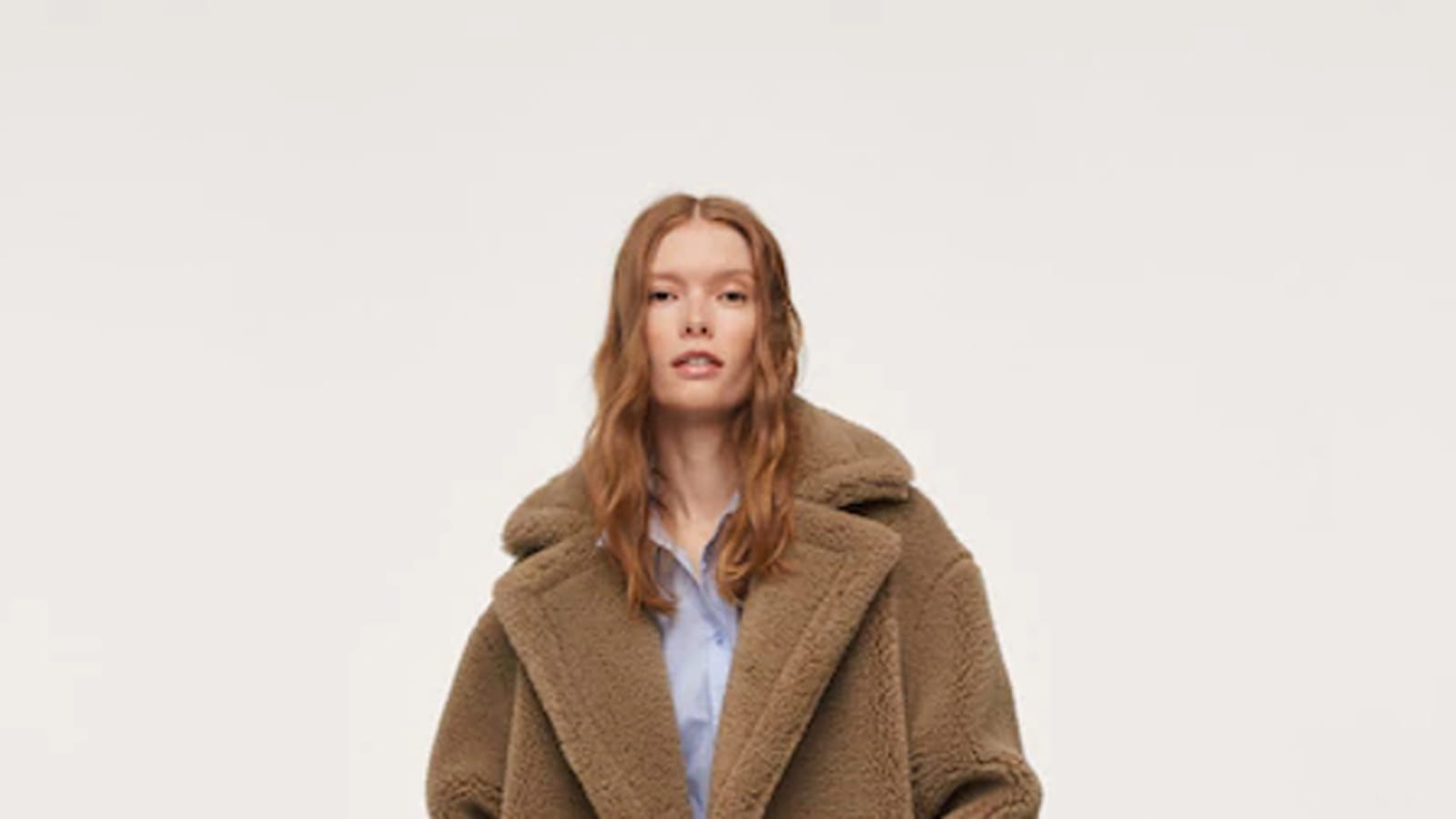 Manteau en fausse fourrure Mango