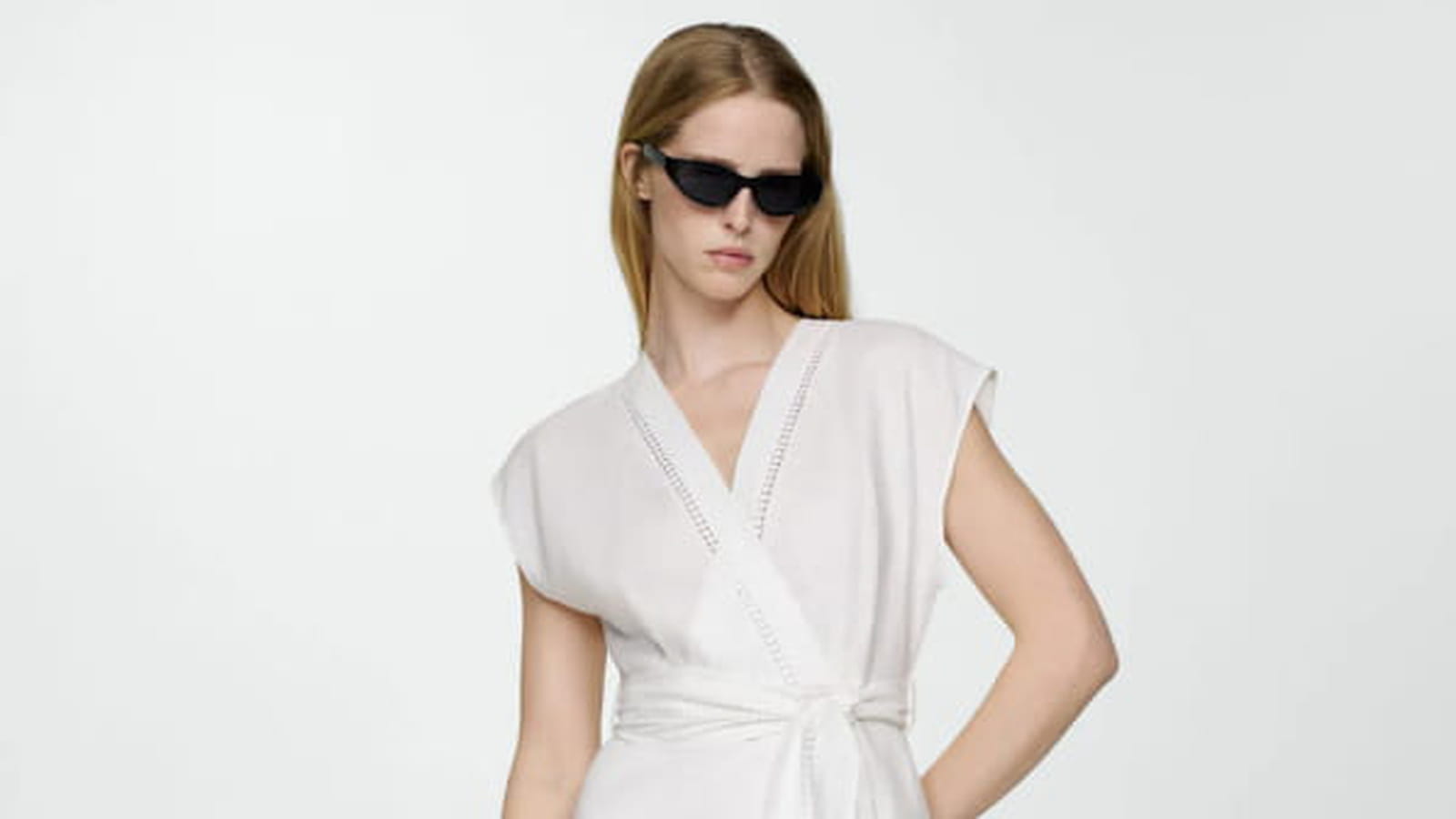 Robe blanche Mango