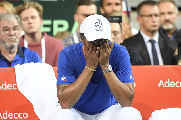 Yannick Noah, toujours en stress &agrave; la Coupe Davis