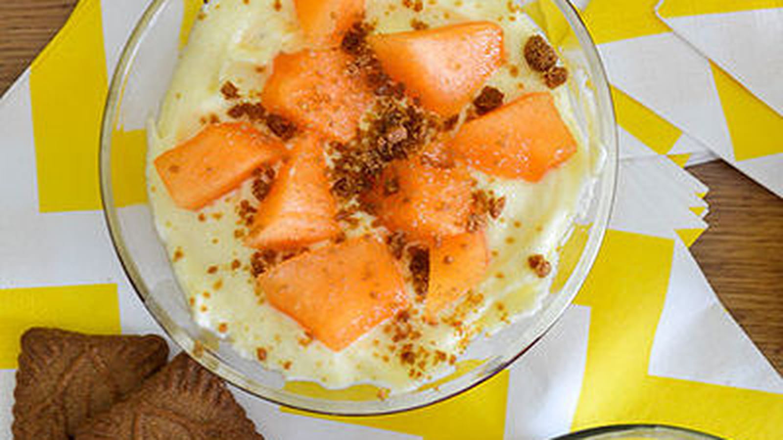 Tiramisu melon et Spéculoos