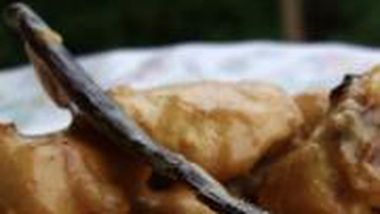 Poulet à la crème de vanille