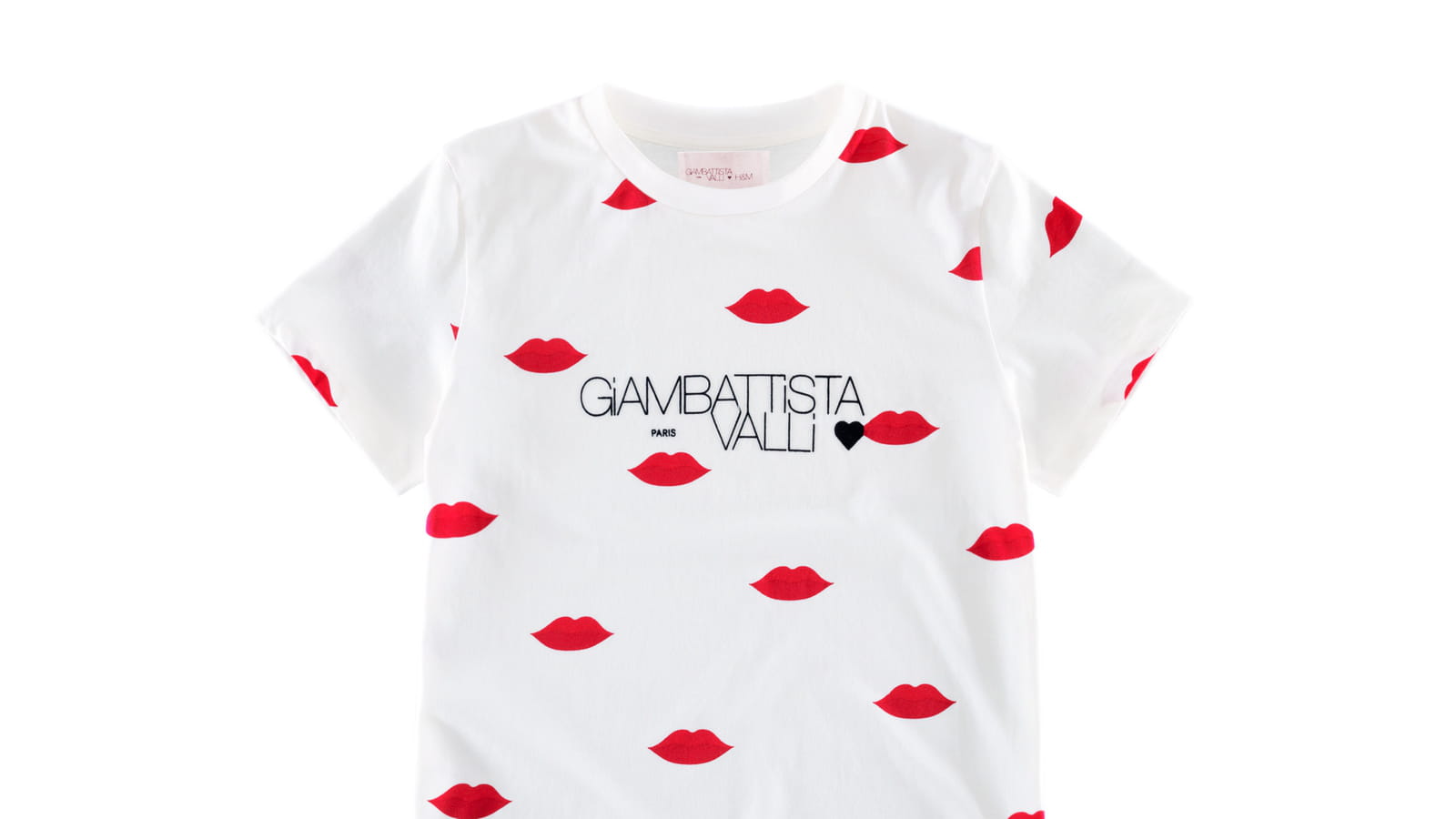 T-shirt bouche et logo 