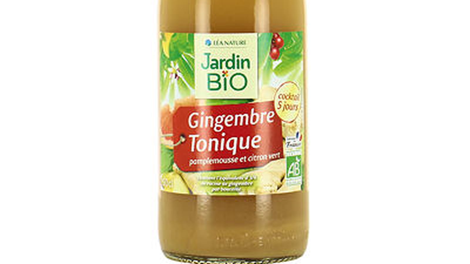 Boisson Gingembre Tonique de Jardin Bio 