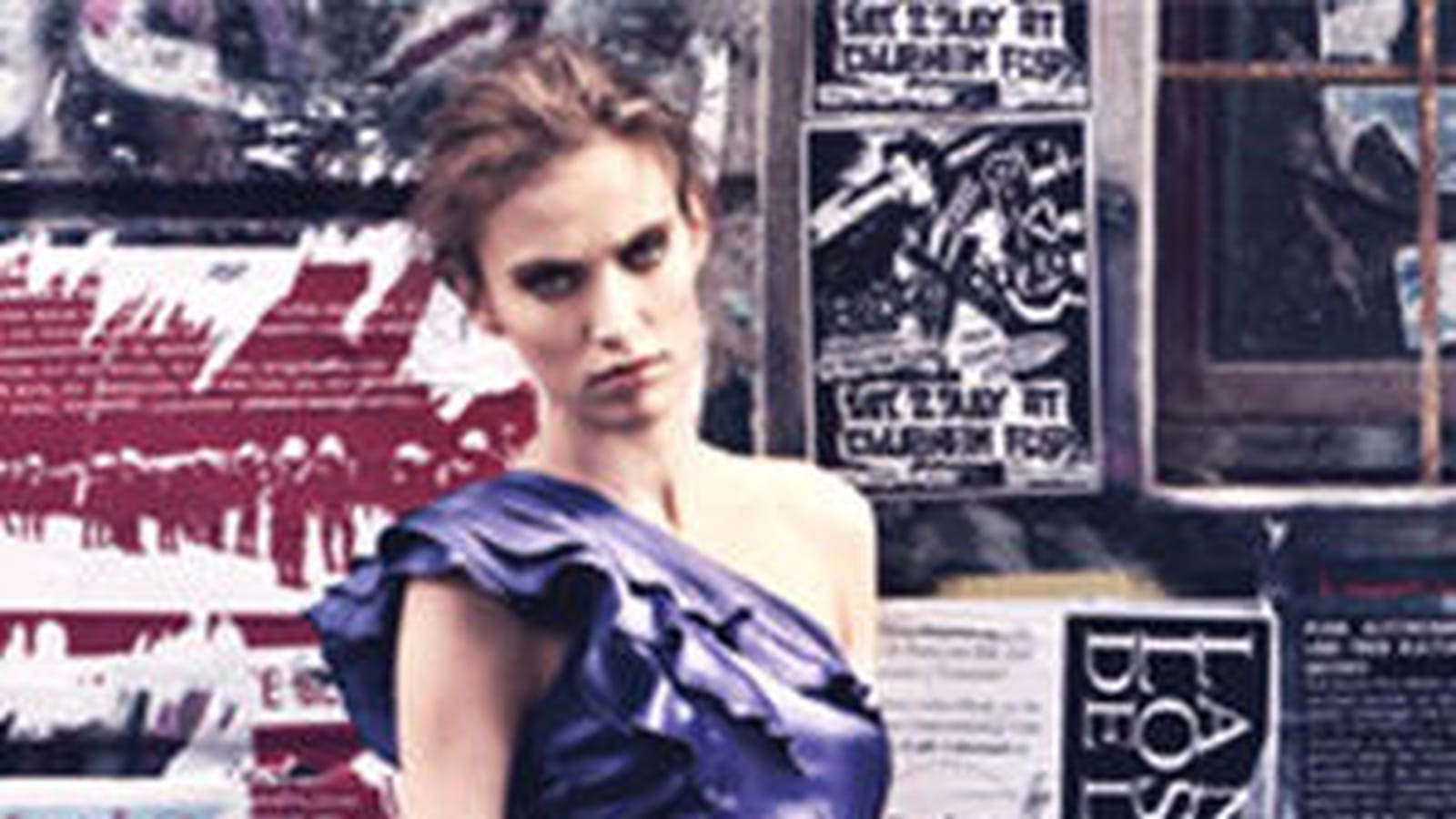 Robe violette de New Yorker
