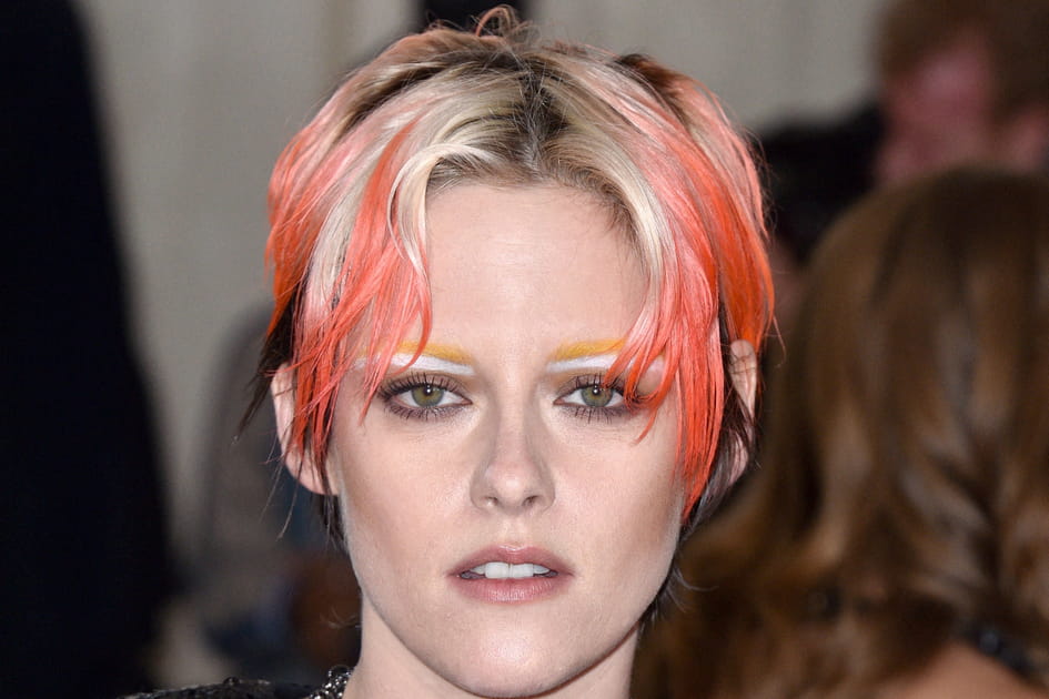 Les m&egrave;ches corail de Kristen Stewart