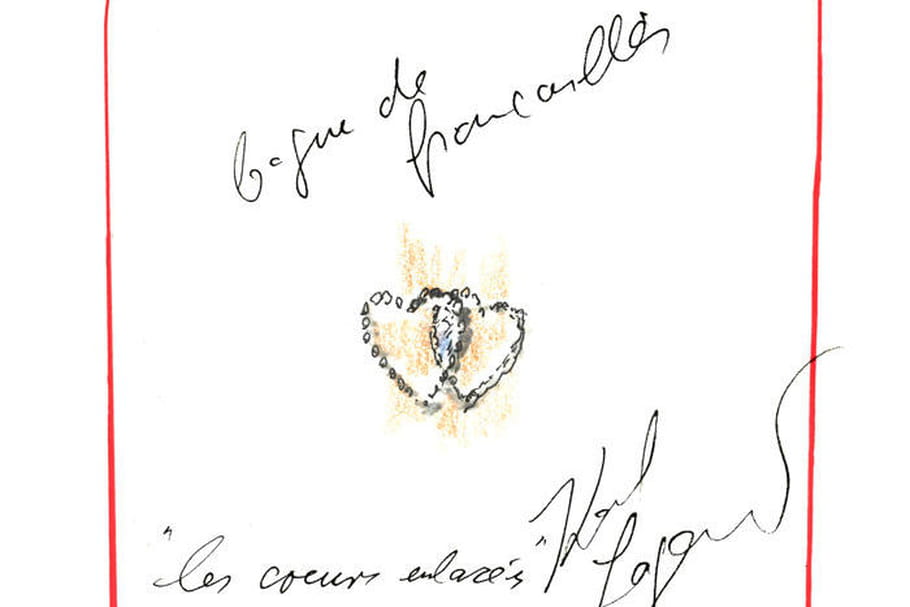 Karl Lagerfeld lance sa ligne de bijoux de mariage