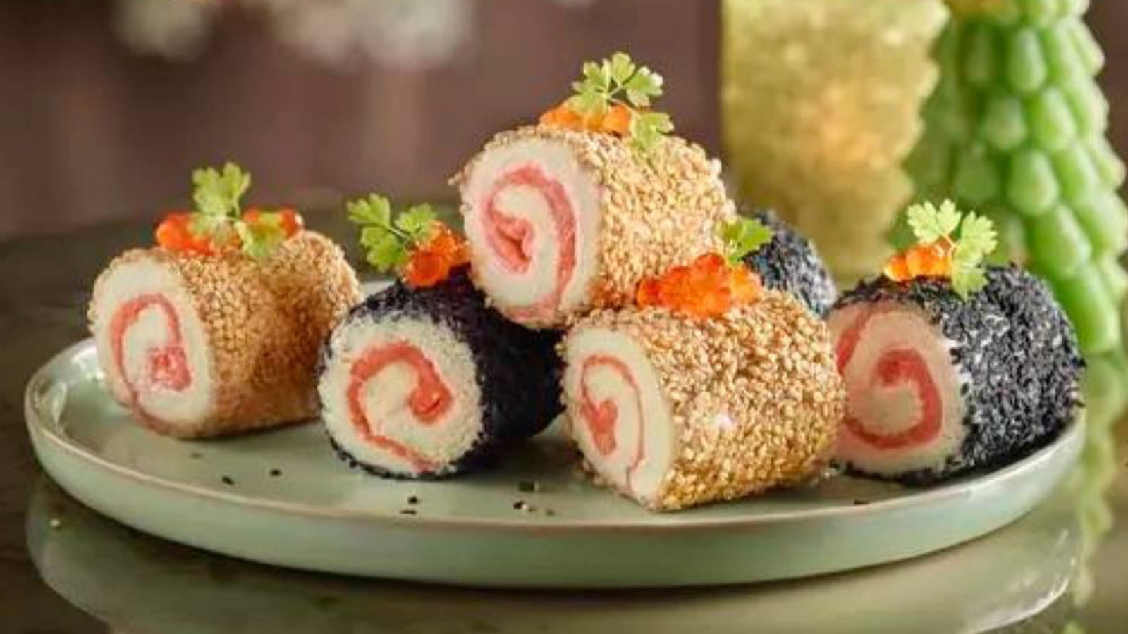 Mini-bûches de saumon Mowi