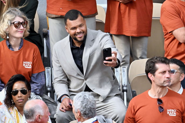 Jo-Wilfried Tsonga était dans son élément à Roland-Garros