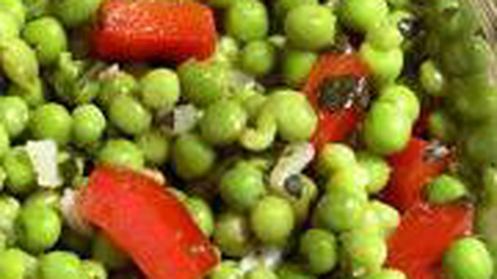 Salade de petits pois