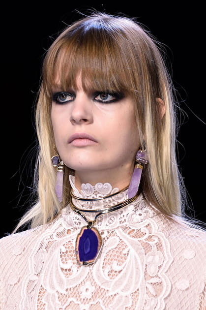 Pendentif tranche d'agate du d&eacute;fil&eacute; Elie Saab