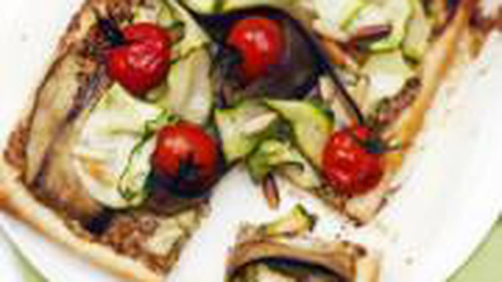 Tarte moutarde et légumes