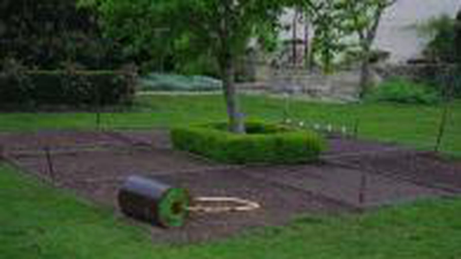 Potager en carrés