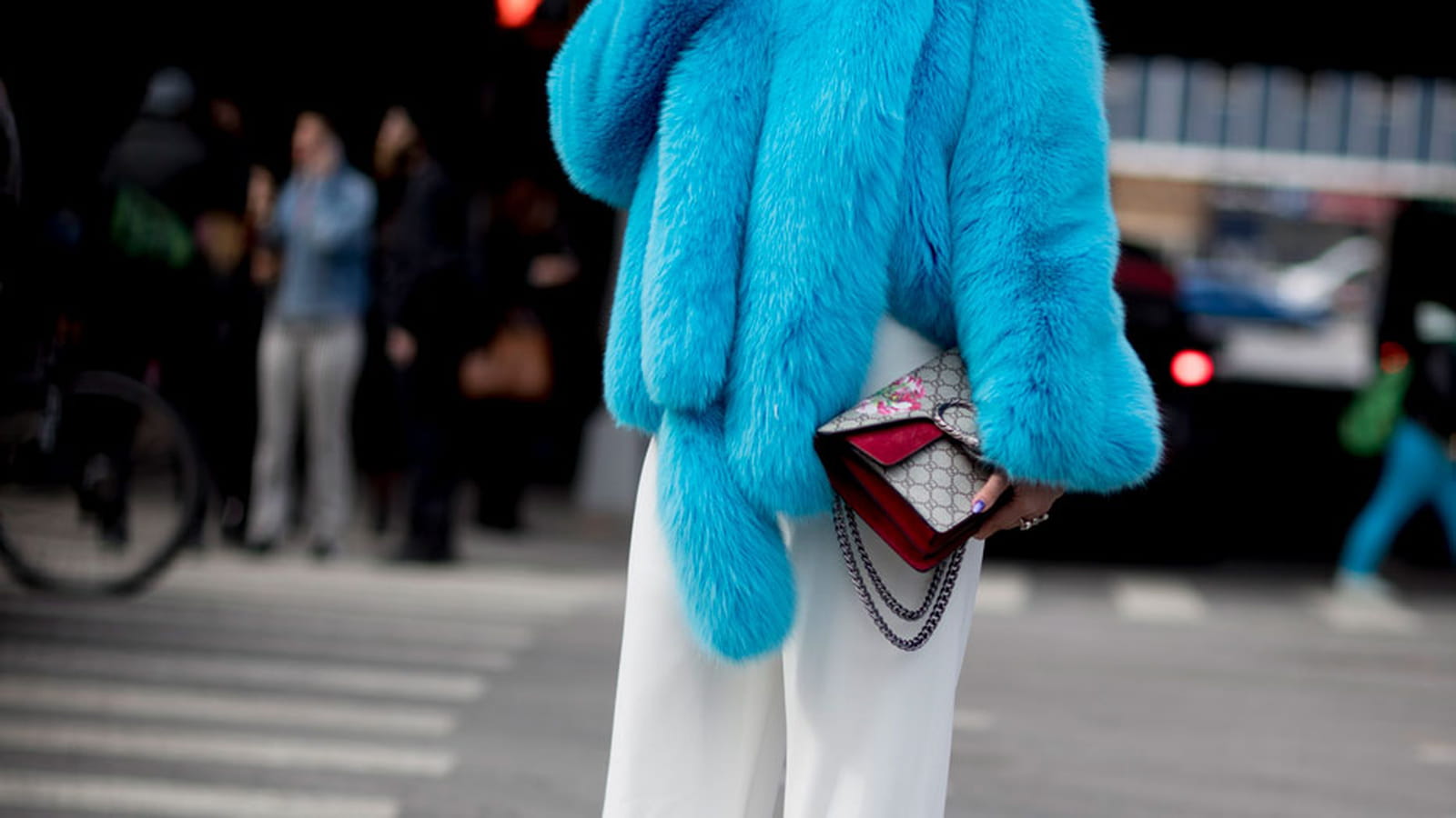 Le bleu flashy