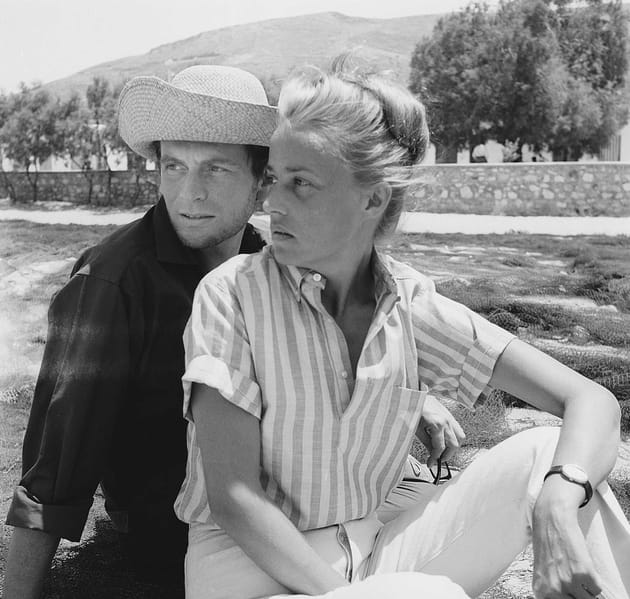 Dans les années 60, en compagnie de Pierre Cardin