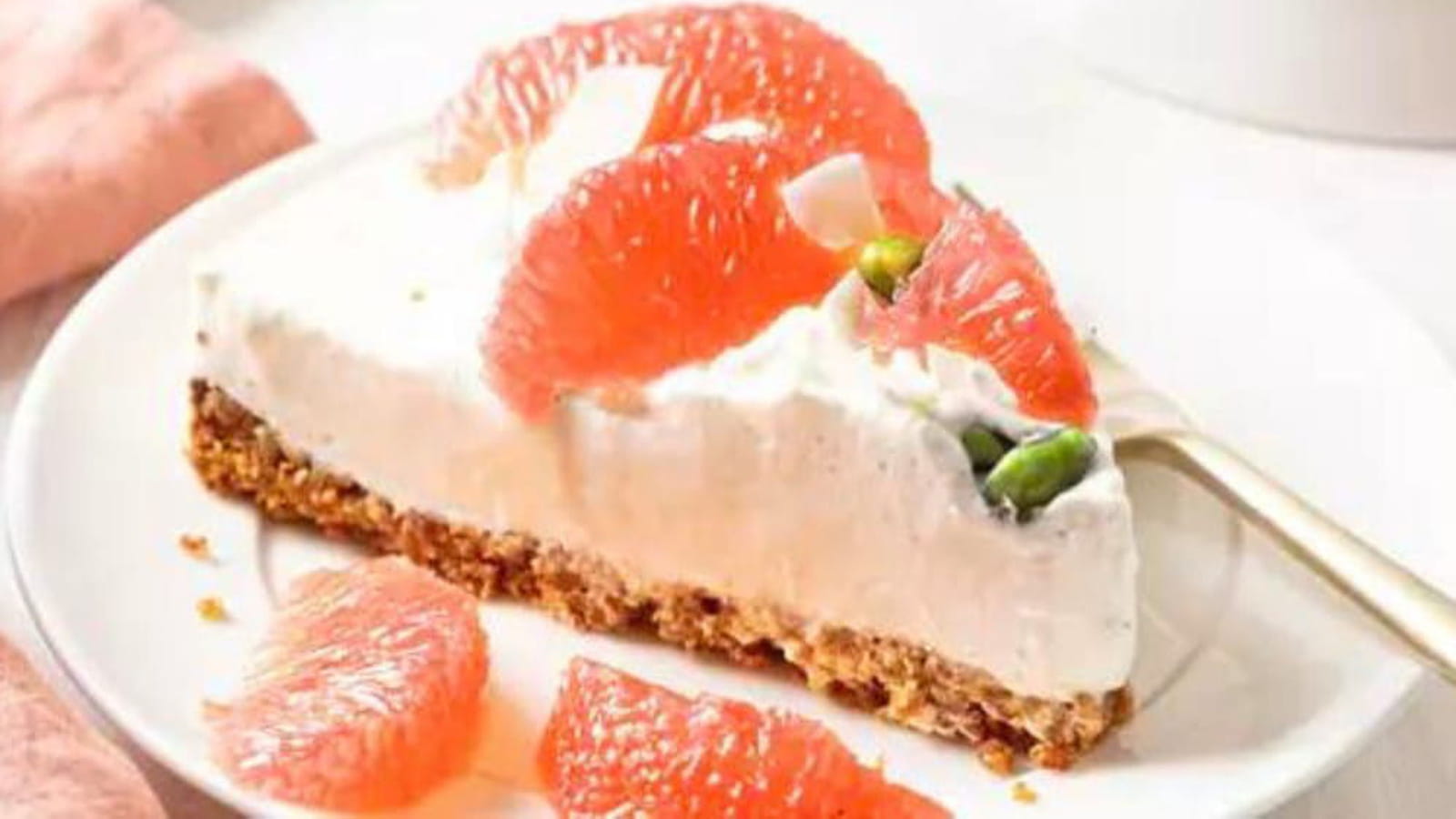 Cheesecake sans cuisson au Pamplemousse de Floride