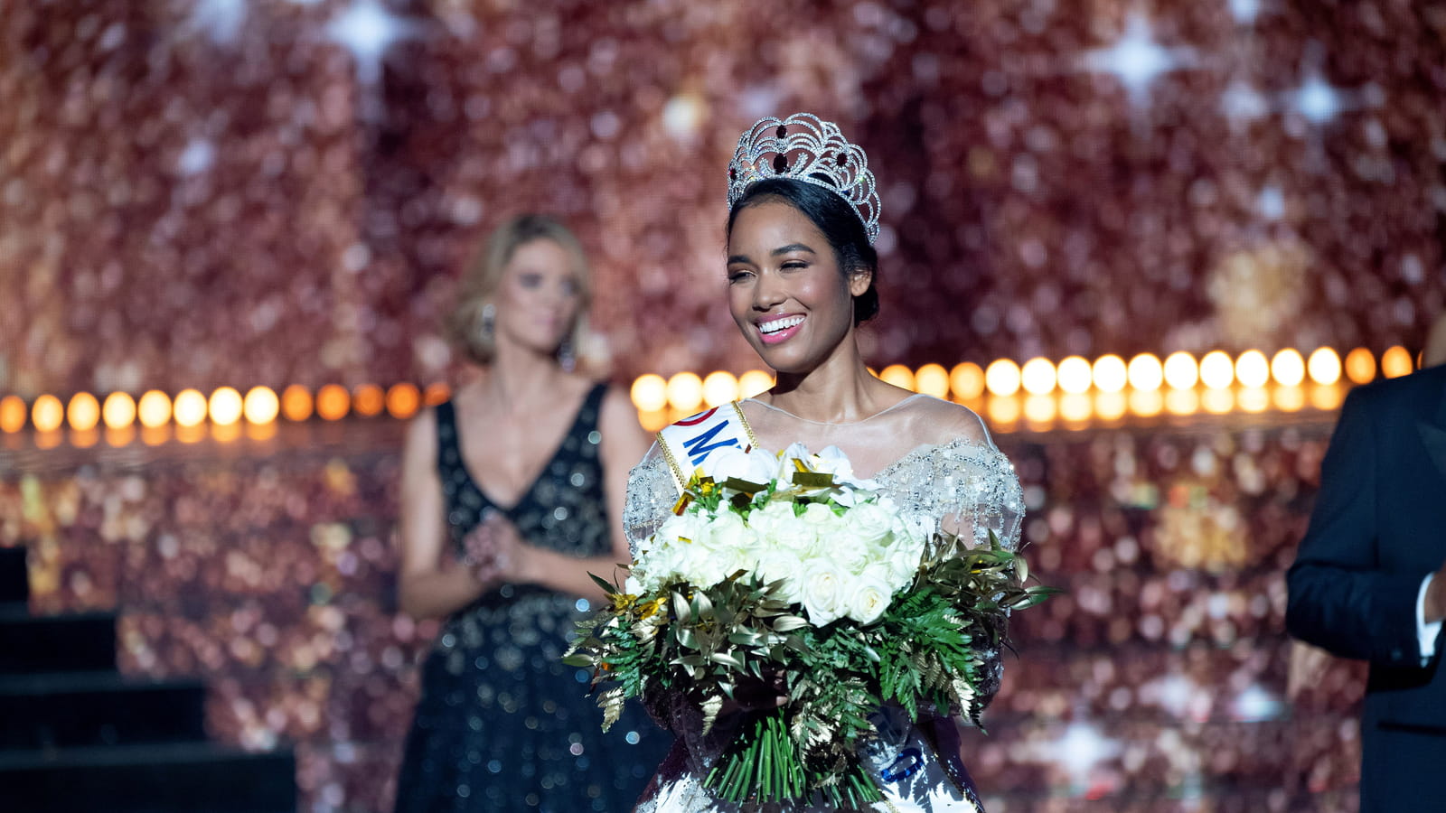 Clémence Botino lors de son sacre en décembre 2019