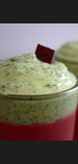 Verrine d&eacute;tox &agrave; la betterave et cresson