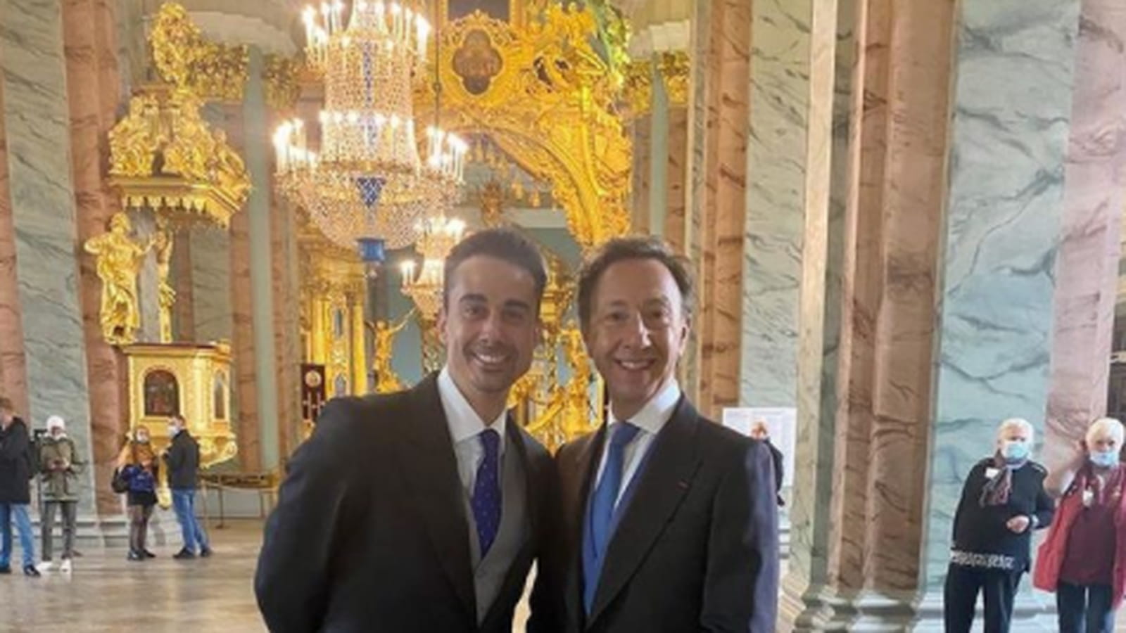 Yori Bailleres et Stéphane Bern