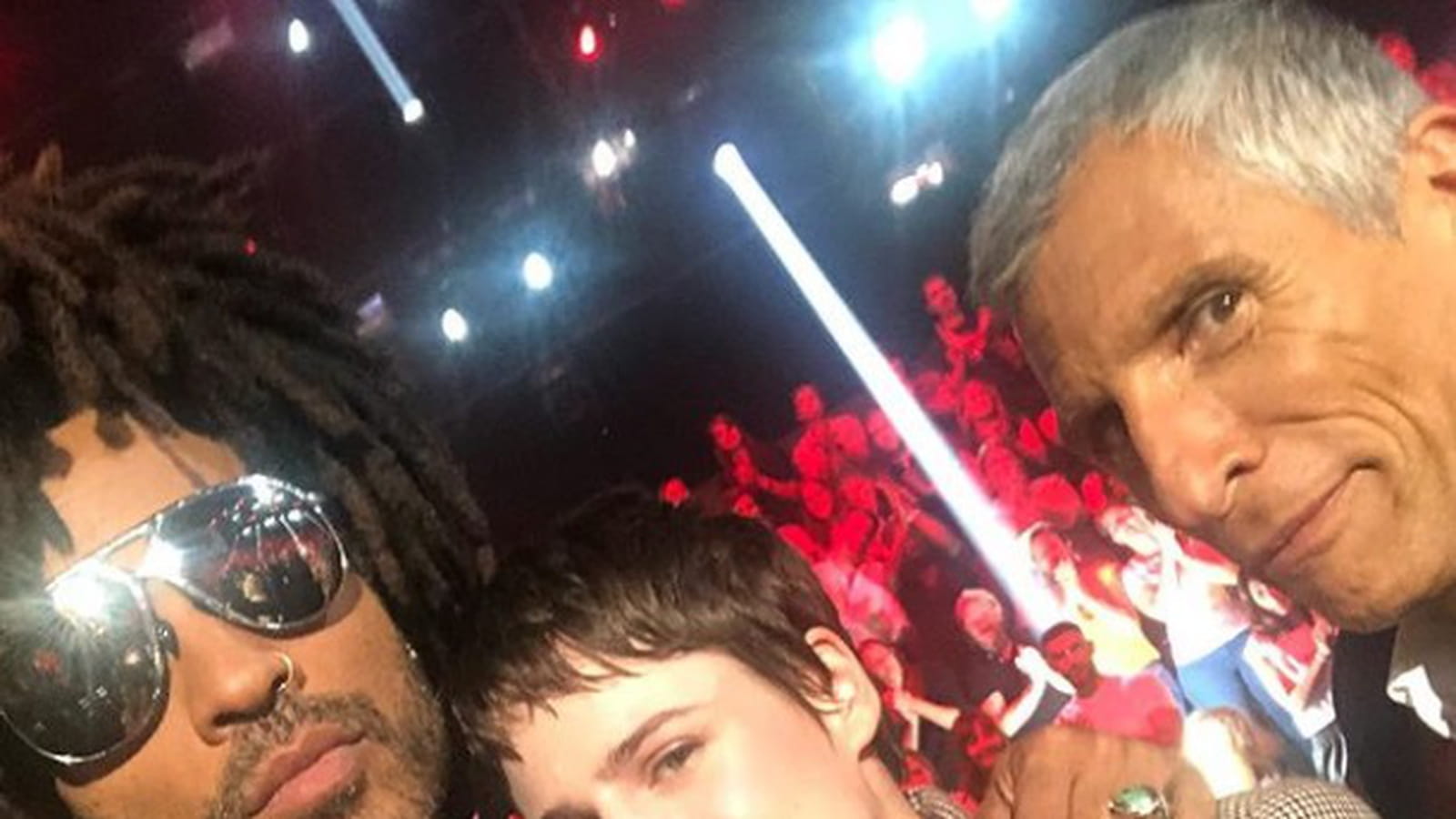 Lenny Kravitz, Chris et Nagui