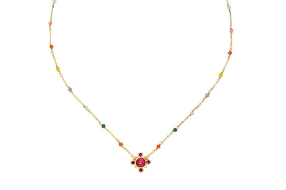 Halsketting Dama Fuchsia