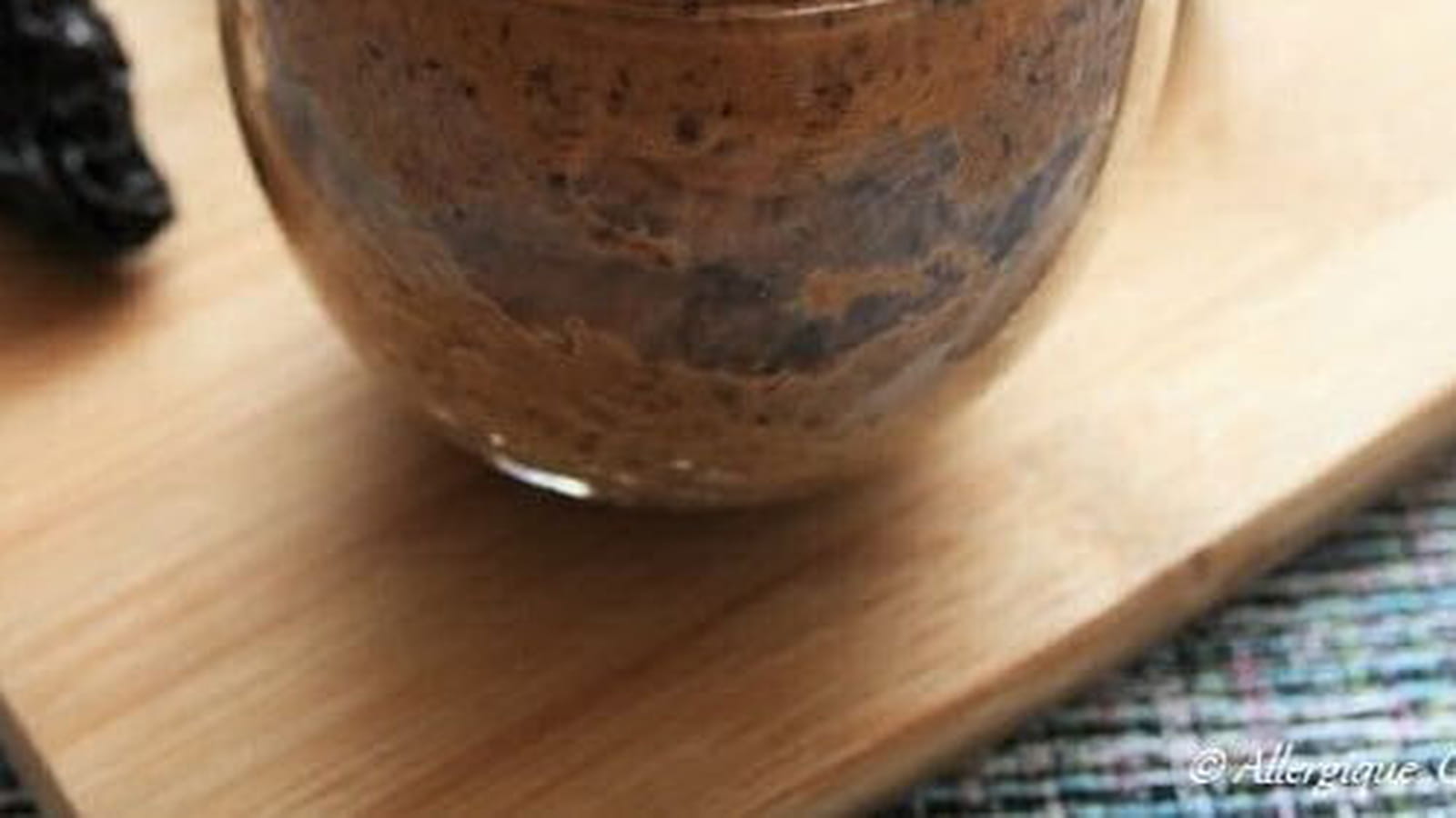 Crème de pruneaux, sans gluten, sans oeuf