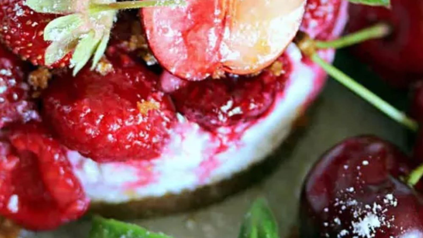 Cheesecake minute aux fruits rouges