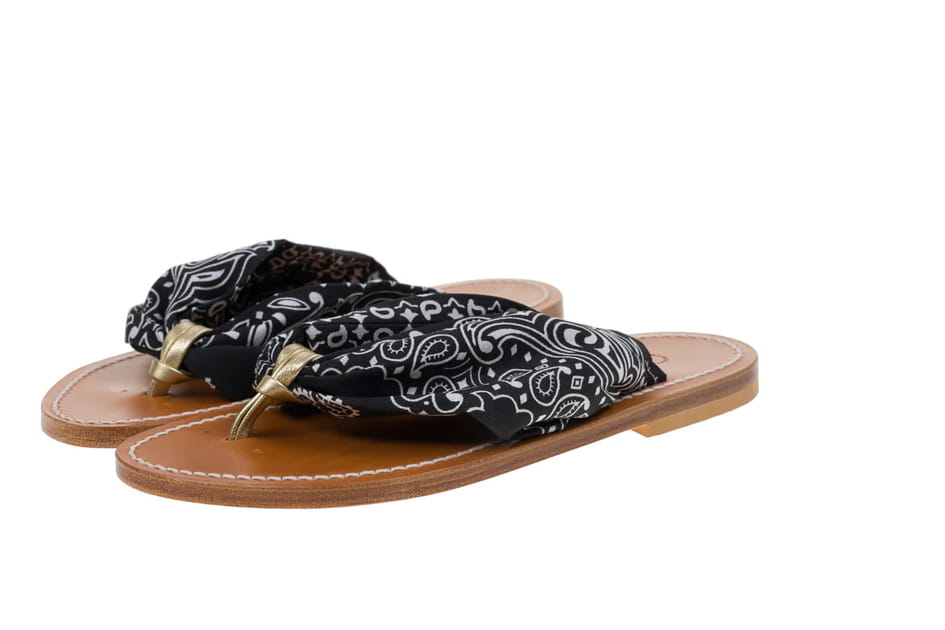 Tongs effet bandana Sabayon de Call It By Your Name x KJacques