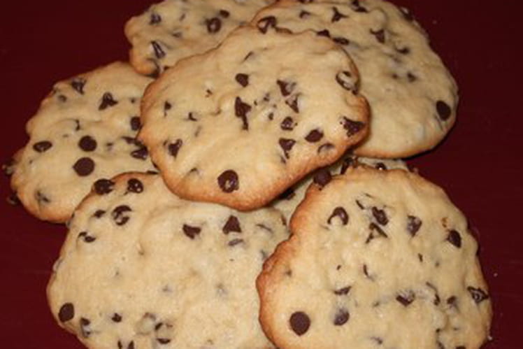 Recette de Cookies maison aux pépites de chocolat